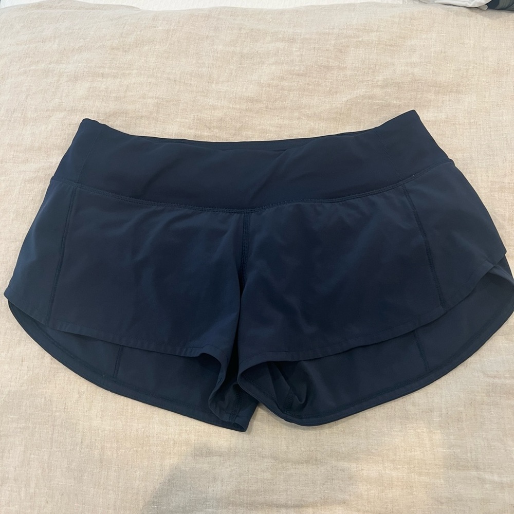 Navy Lululemon shorts! Size 6